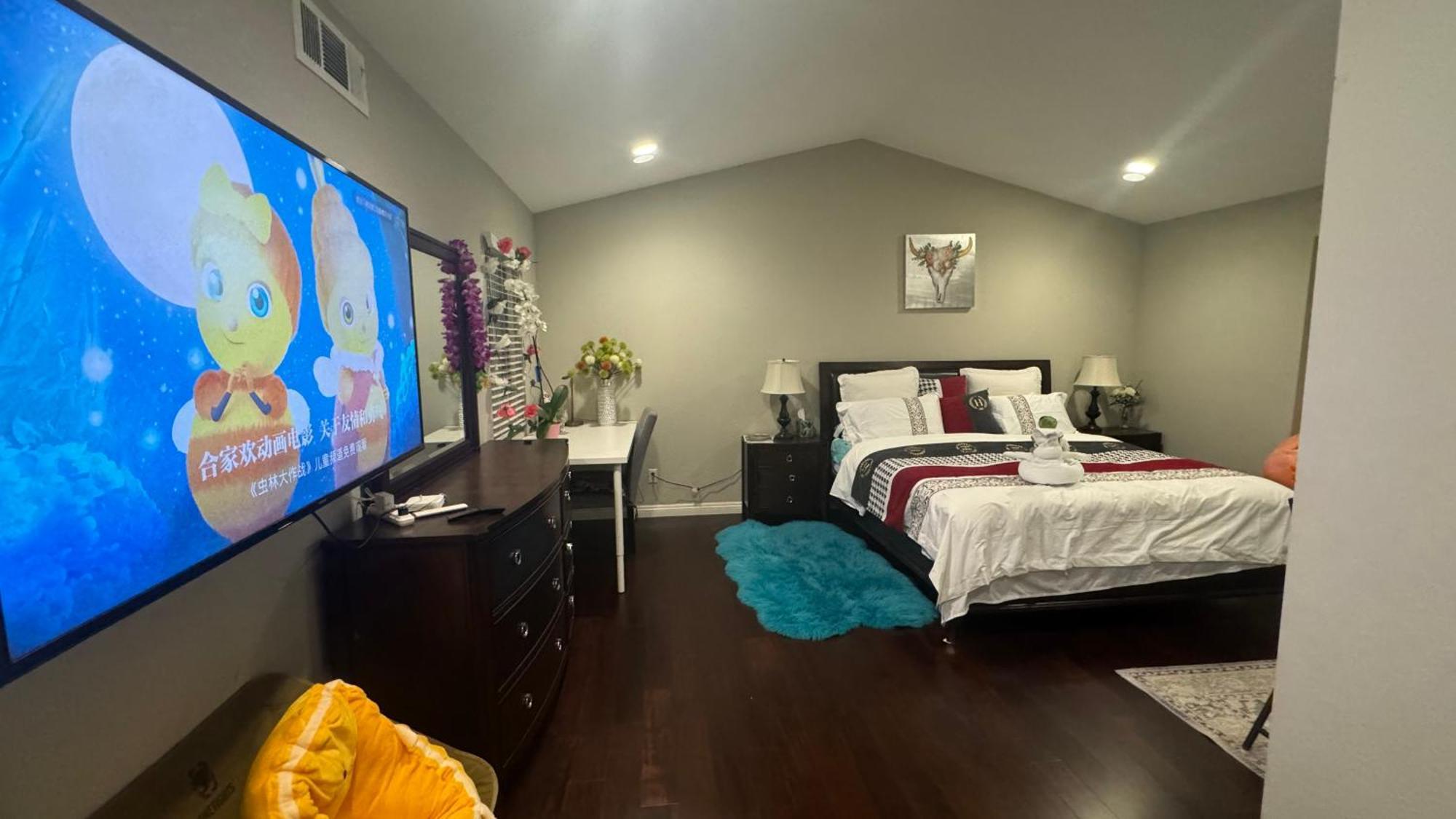 King Bed Big Room Chino Hills Exterior foto